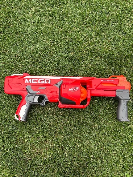Nerf Mega CycloneShock leksakspistol röd