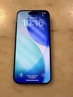 iPhone 15 Pro Svart Titan 128GB