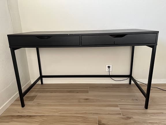 ALEX skrivbord svart, IKEA