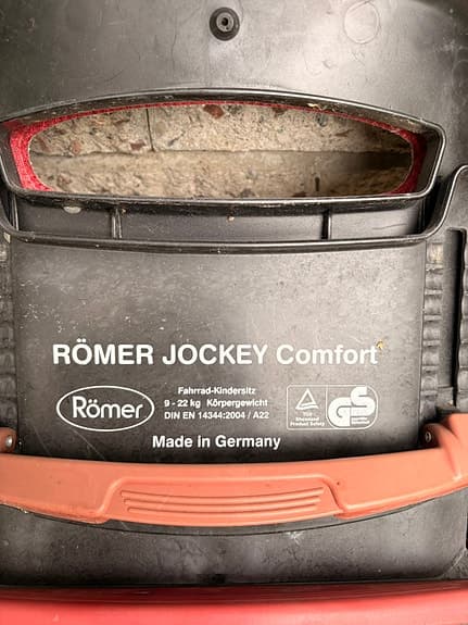 Römer Jockey Comfort cykelbarnstol