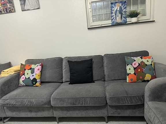 Soffa och fåtölj