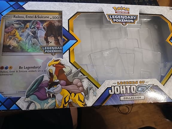 Raikou, Entei & Suicune [Jumbo] #65 Pokemon kort stor.