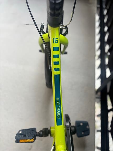 Trek Precaliber barncykel 16" gulgrön