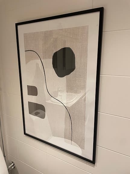 70x100 cm tavla med ram