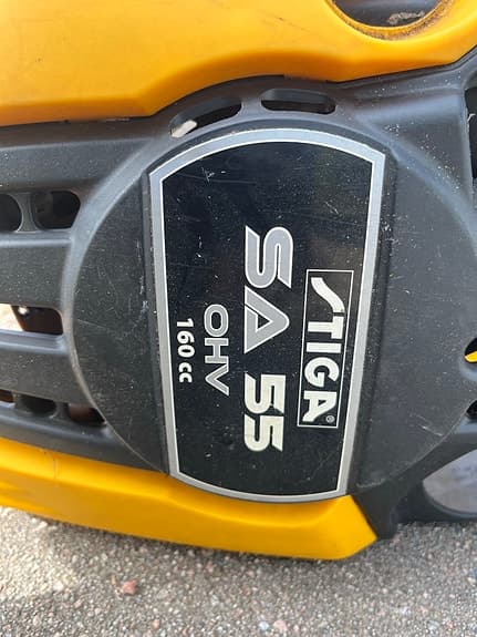 Stiga Multiclip SA 55 bensindriven gräsklippare 160cc gul