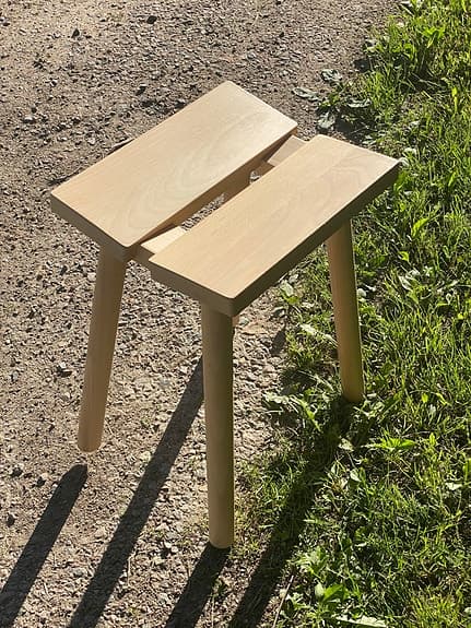 IKEA Ypperlig pall i bok