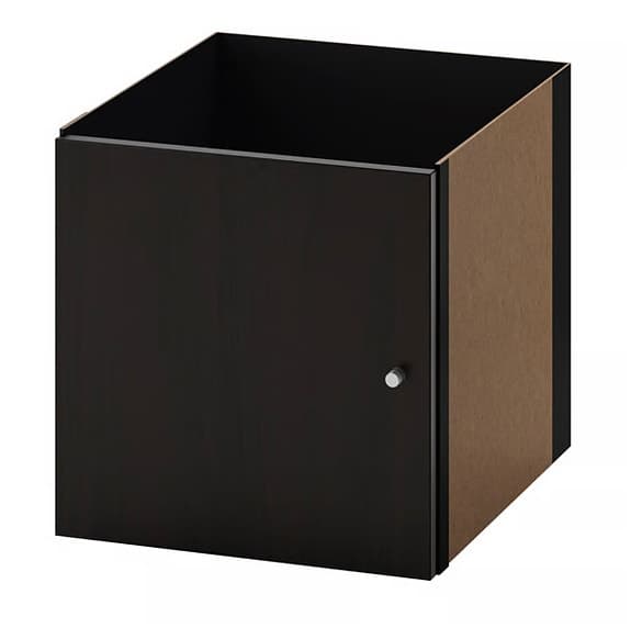 IKEA Kallax insats svartbrun