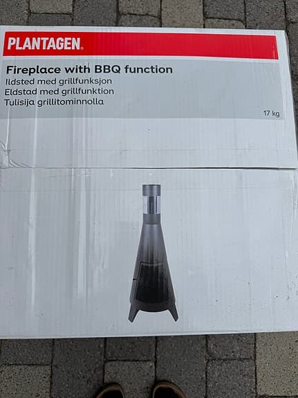 Eldstad med grillfunktion