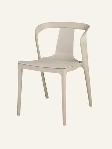 Trädgårdsstolar 4 st beige