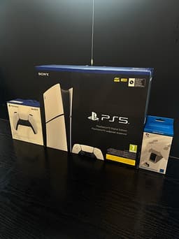 Sony PlayStation 5 Digital Edition spelkonsol vit
