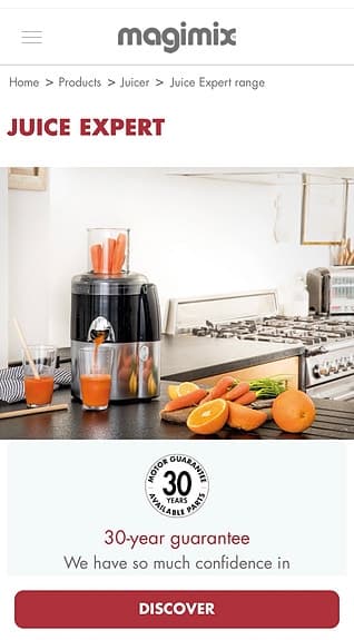 Magimix Juice Expert 3 råsaftcentrifug svart