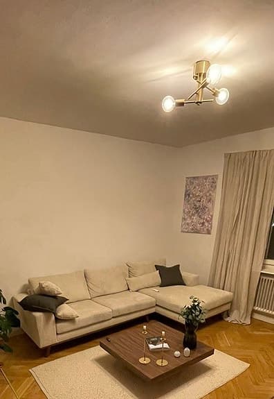 Scandinavian Choice Copenhagen 4-sits divansoffa – Högervänd, beige manchester
