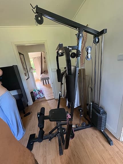 Multigym träningsstation svart