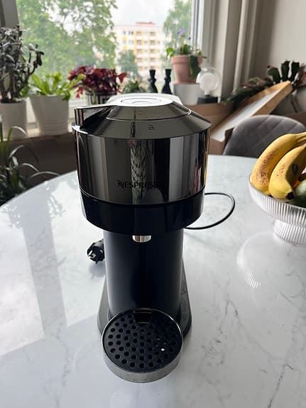 Nespresso kaffemaskin kapselmaskin svart