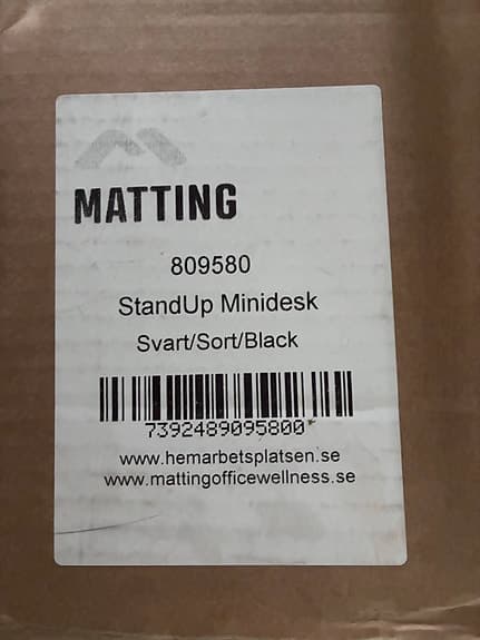 Ståbord höj- och sänkbart