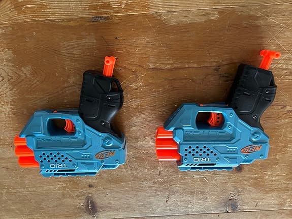 Nerf leksakspistoler och gevär paket
