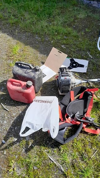 Röjsåg, komplett med trimmer