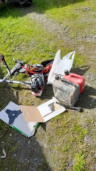Röjsåg, komplett med trimmer