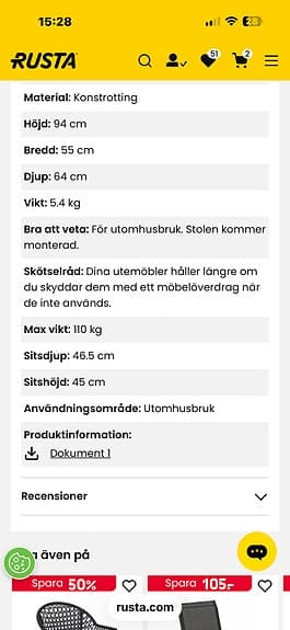 Trädgårdsstolar konstrotting med dyna beige/grå
