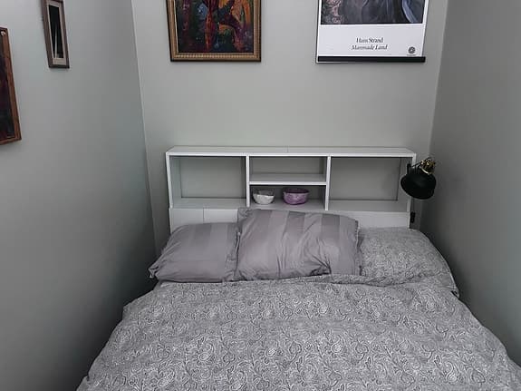 Vidaxl - Praktisk sänggavel med inbyggd förvaring (Nypris 1116 kr)