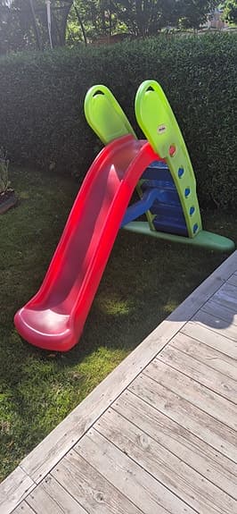 Little Tikes rutschkana plast röd/grön/blå