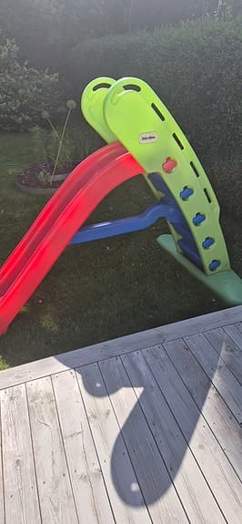 Little Tikes rutschkana plast röd/grön/blå