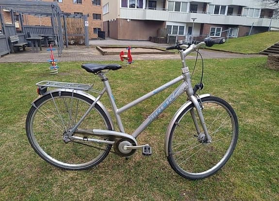 Trek stadscykel unisex M 28 silver