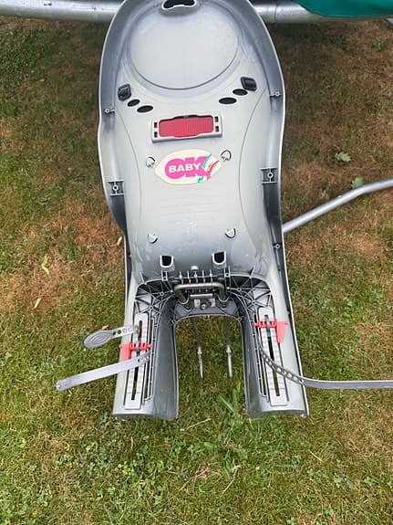 Bilby Baby cykelsits grå/blå