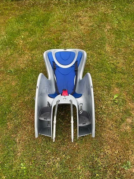 Bilby Baby cykelsits grå/blå