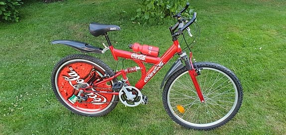 Unik Coca-Cola Mountainbike - Samlarobjekt från ca år 2000!