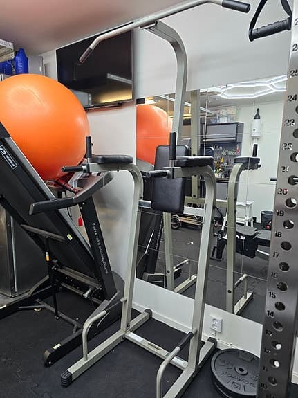 Body-Solid dips- och magträningsställning