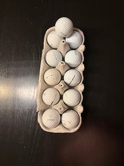 Golfbollar vita