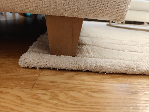 Mio hörnsoffa tyg beige