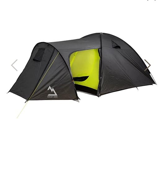 Mount zero tält svart/grönt