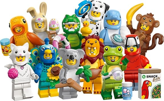 LEGO Minifigures serie 28 - alla 12 figurer