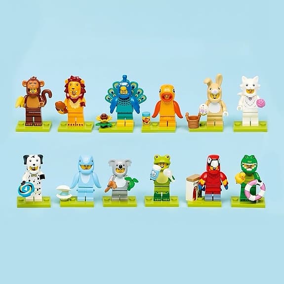 LEGO Minifigures serie 28 - alla 12 figurer