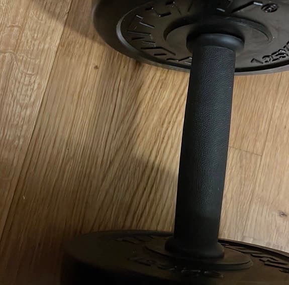 Sportscool justerbar hantel med viktskivor sammanlagt 10kg