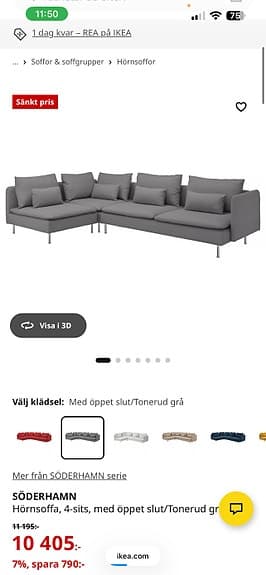 Soffa Söderhamn