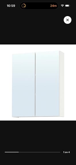 Spegelskåp ikea 2st enhet