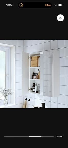 Spegelskåp ikea 2st enhet