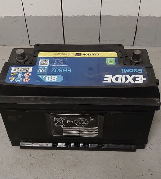 Bilbatteri Exide Excell bilbatteri 80Ah 700A