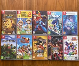 Nintendo Switch spelpaket med 10 spel