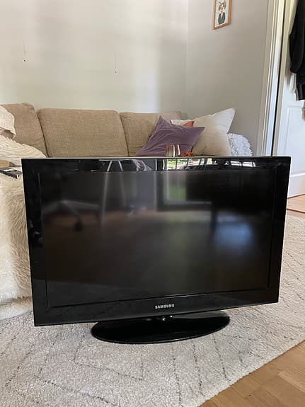 Samsung LCD-TV svart med HDMI