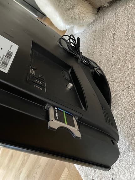 Samsung LCD-TV svart med HDMI