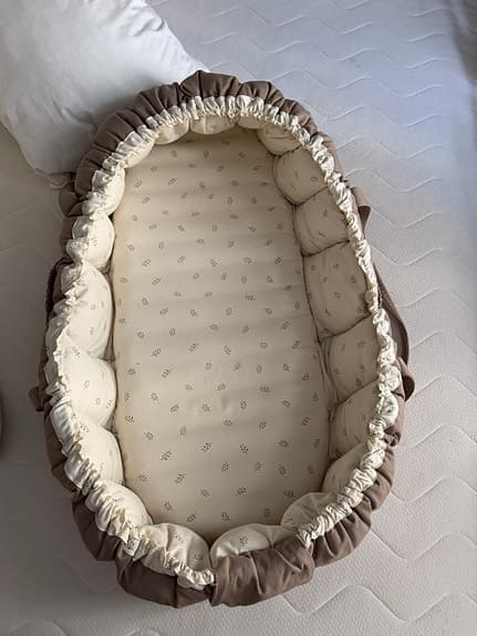 Sebra Babynest 3-in-1, Sophora Leaves