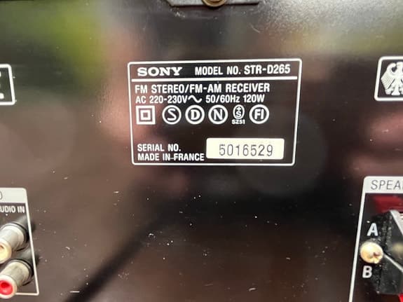 Sony förstärkare med högtalare
