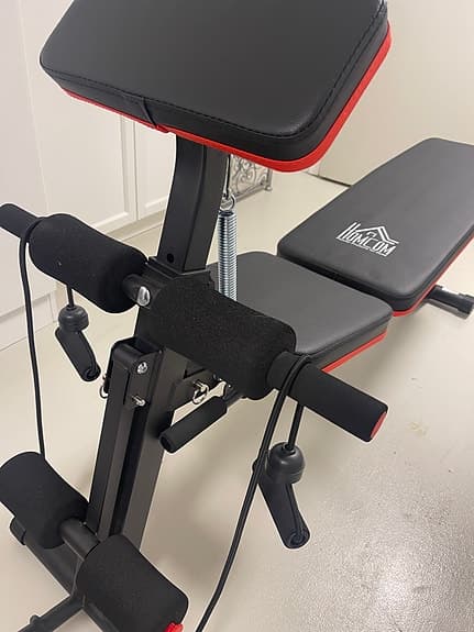 Iron Gym sit up-bänk svart