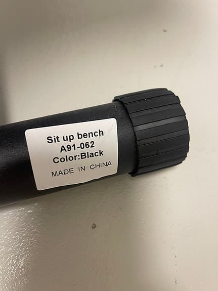 Iron Gym sit up-bänk svart