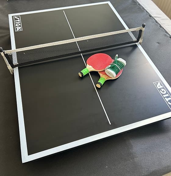 Stiga mini bordtennisbord svart