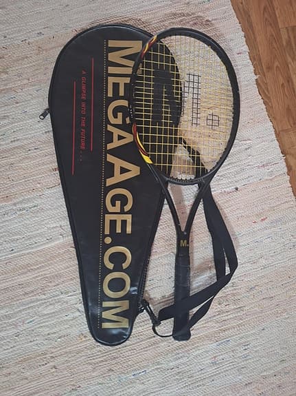 Megaage tennisracket med fodral